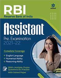 RBI Reserve Bank Assistant Pre  Examination 2021 22